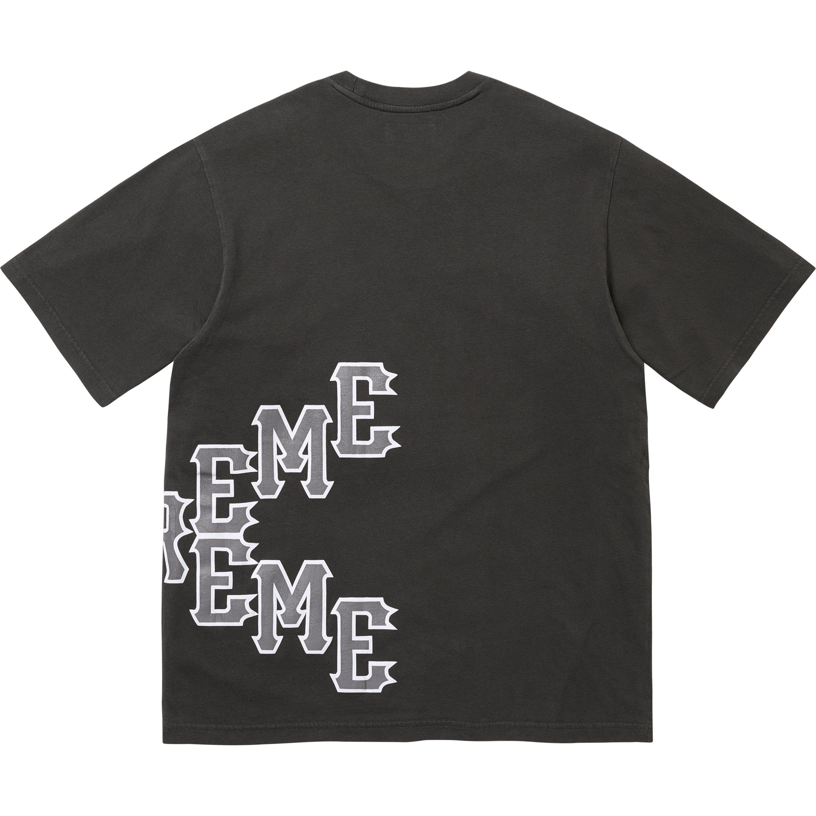 Cracked Spellout S/S Top view 6